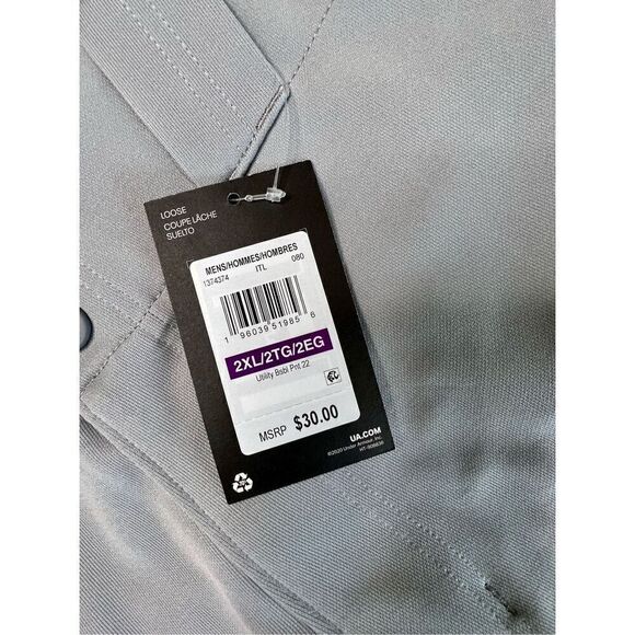 Under Armour 1374374 Grey Utility‎ Baseball Pants Athletic Players sz 2X - Picture 5 of 14